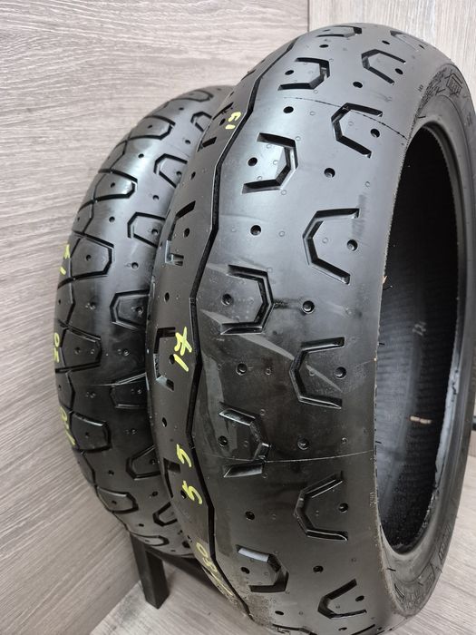 Set anvelope moto 120 70 17 cu 180 55 17 Pirelli Phantom