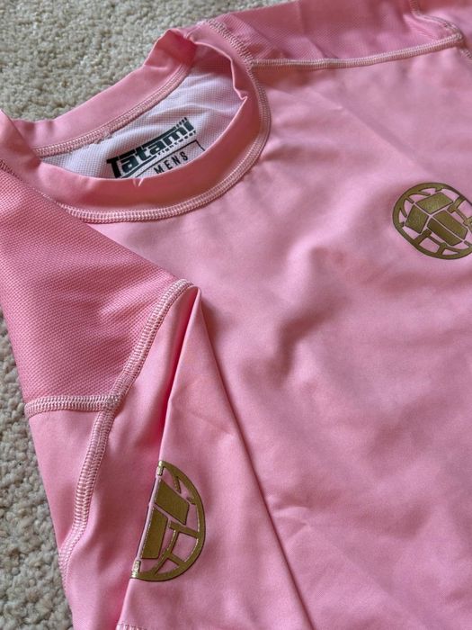 Мъжки розов Rashguard за BJJ / MMA / бойни спортове – размер L