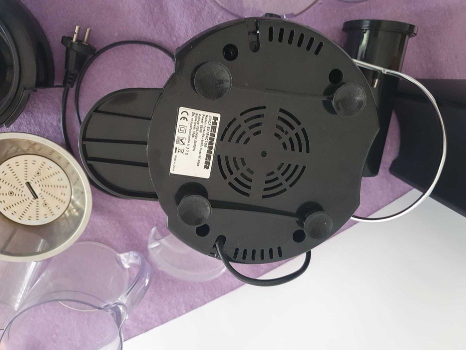 Storcător de fructe și legume HEINNER- Turbomax -FAST JUICER-  inox