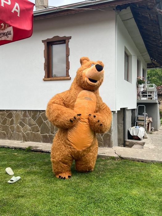 Надуваеми панда и мечока от маша