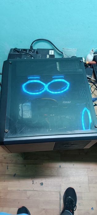 PC Gaming Intel i7, GTX 670 2GB, 8GB RAM, SSD+HDD, Carcasă RGB Sticlă