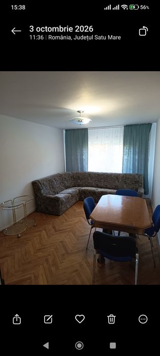 Ofer spre închiriere apartament cu două camere decomandate