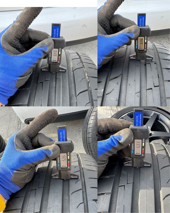 Roti / Jante Momo 5x112 R18 ET 25 concave 8J negre cauciucuri vara 245/45/18 DOT 5123