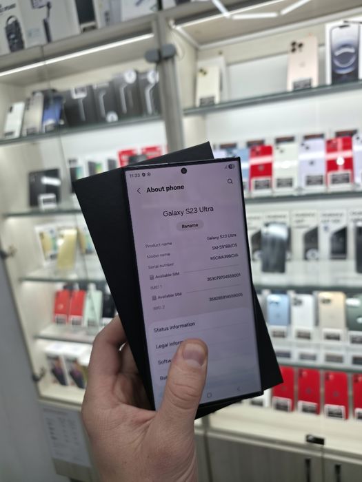 Samsung S23 Ultra / Black / 256GB / Stare foarte bună / Garanție Rate