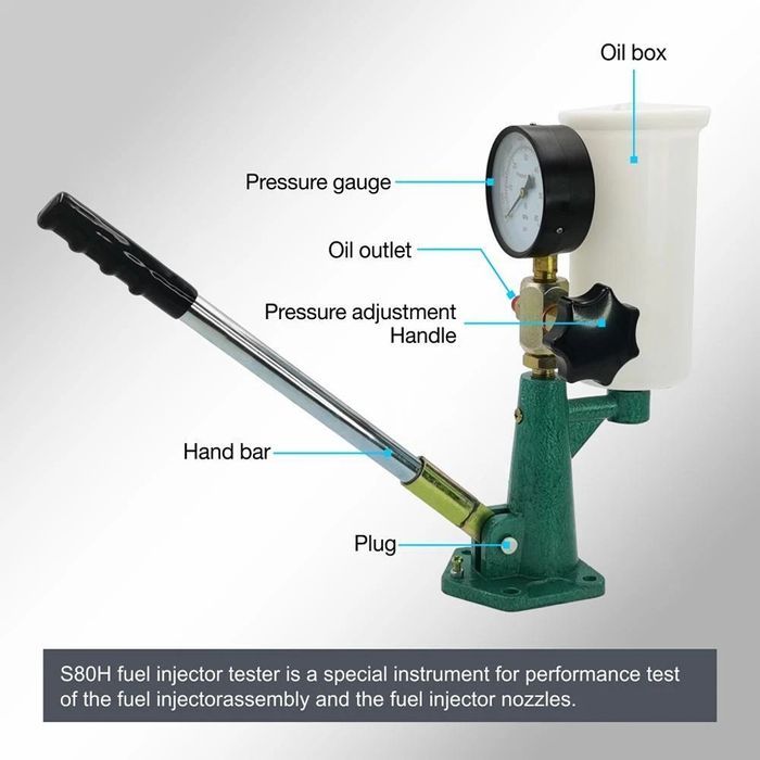 Стенд (прибор) для проверки дизельных форсунок — Металлический (Зелены