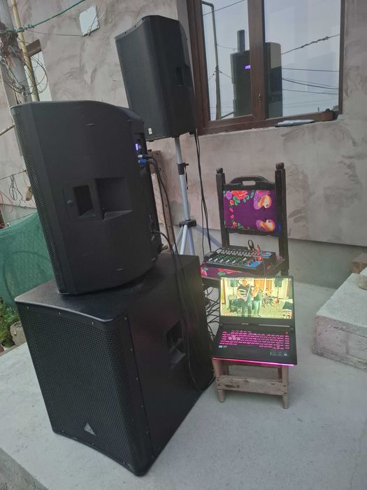 Boxe the box pro,subwoofer behringer si mixer