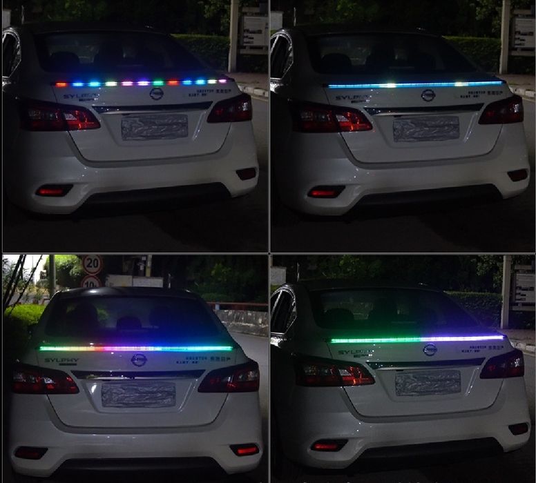 LED споллер пультли хамма мошинага стоп, поворотник, аварийка, габарит