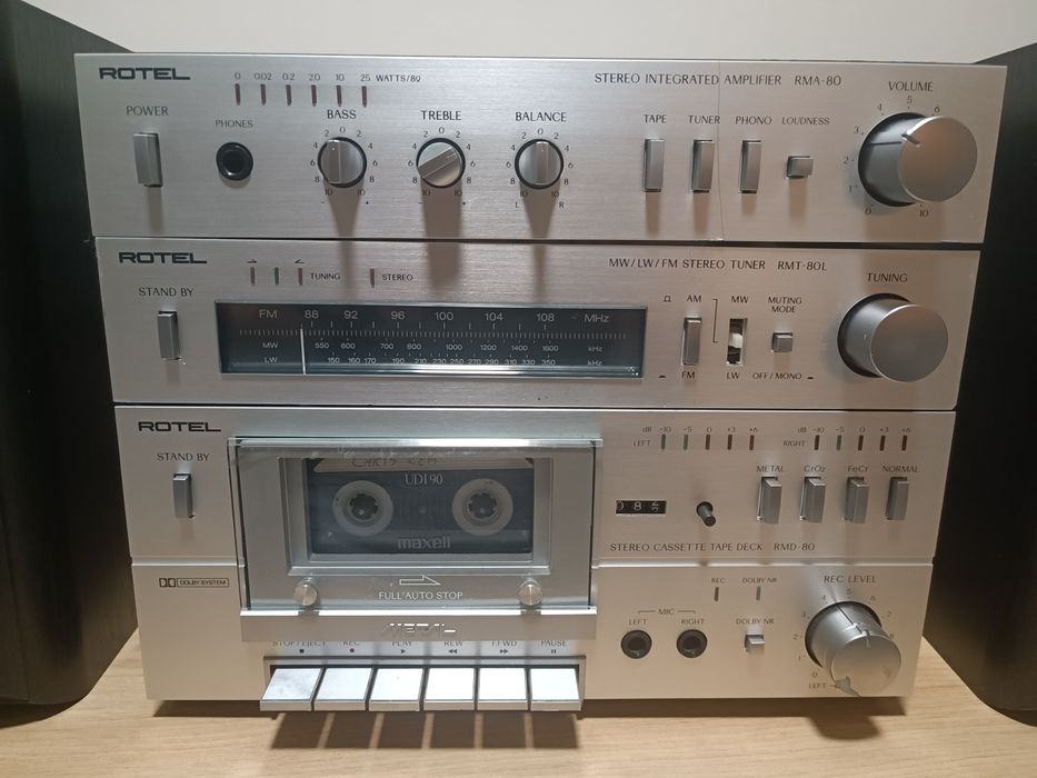 Linie audio vintage Rotel Micro 80 System