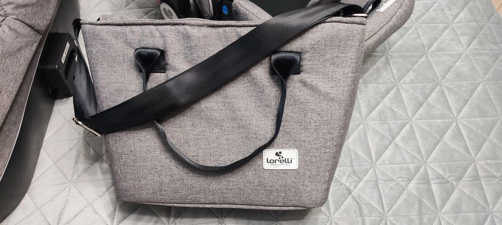 LORELLI Premium Комбинирана количка 3в1 CRYSTA GREY