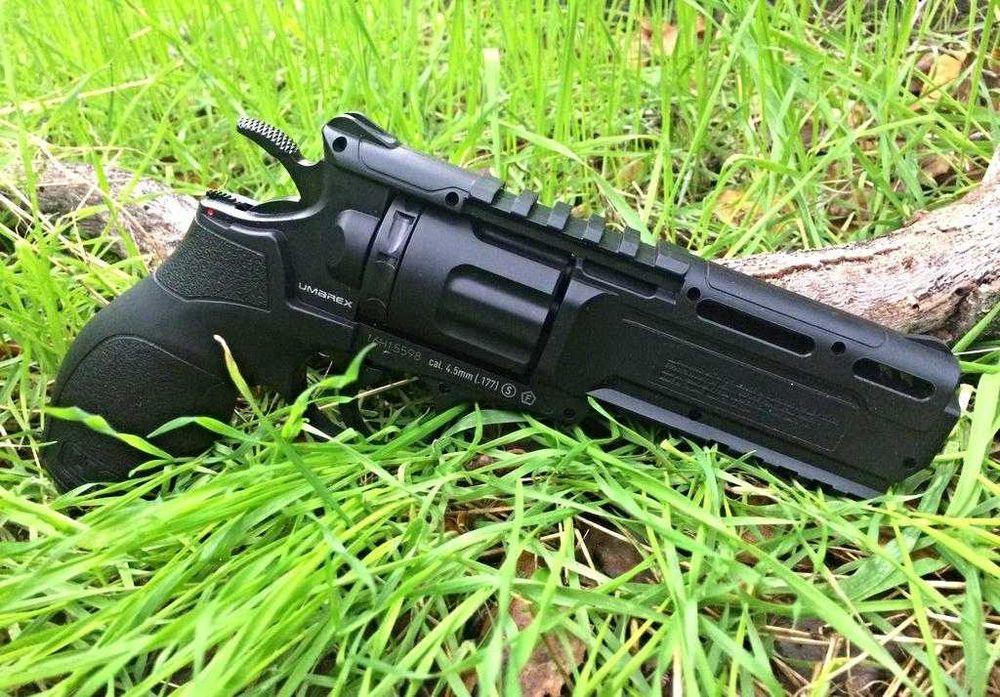 Pistol *UNICAT* V.4 Cu Bile De Cauciuc - HDR HDP Aer Comprimat Co2