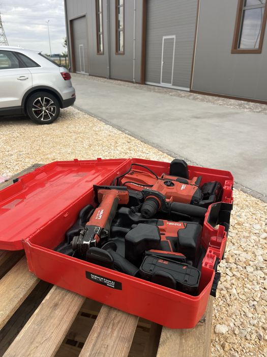 Комплект 3 машини HILTI с три батерии в куфар