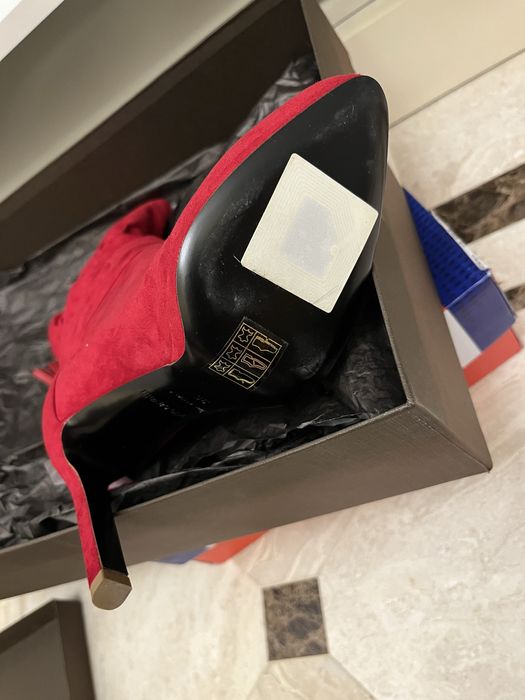 Сапоги замшевые Roberto Cavalli