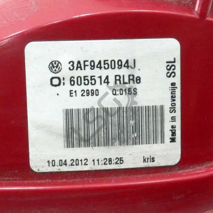 Десен вътрешен стоп Volkswagen Passat (B7), ОЕМ 3AF945094J 156973