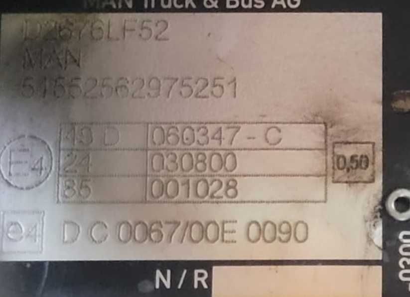 Motor complet camion MAN D2676 LF52 EURO 6 - Piese motor camioane MAN