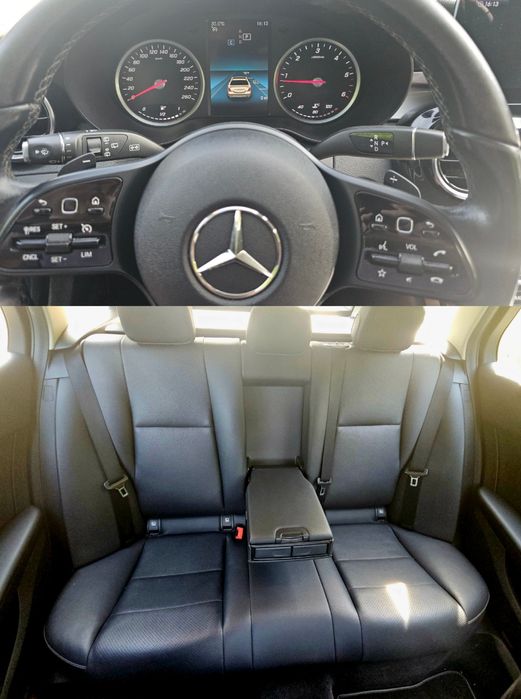 Mercedes C180 parcheaza singura camera navi mare piele km reali
