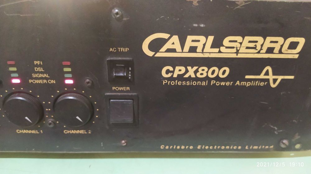 Продам усилитель Carlsbro CPX800. Оригинал. Полностью рабочий.