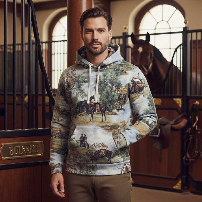 Polo Ralph Lauren Equestrian - Оригинален мъжки суитшърт р-р L