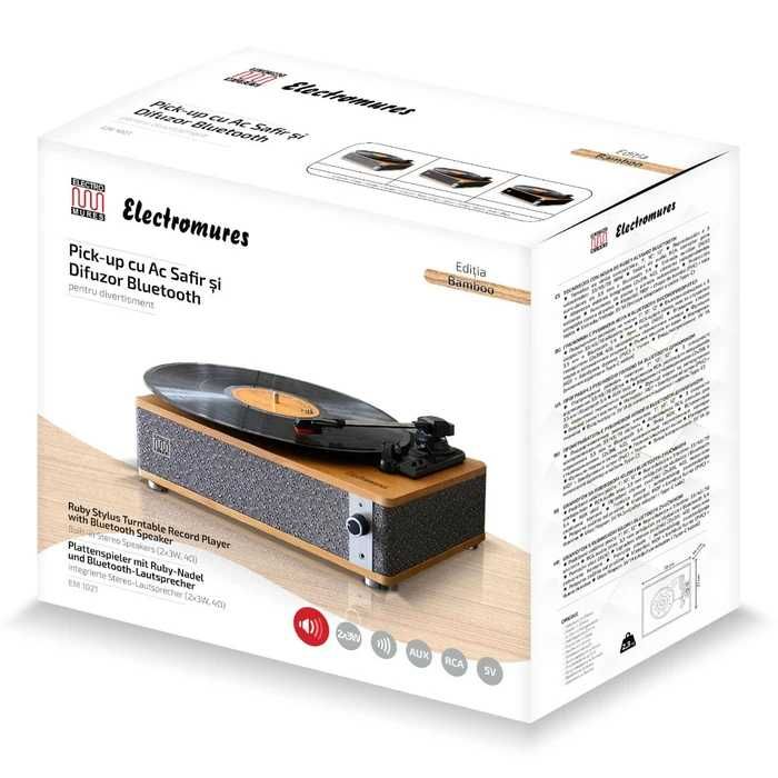 Pick-up, Electromures,  boxă Bluetooth Lunem, Binoclu de opera