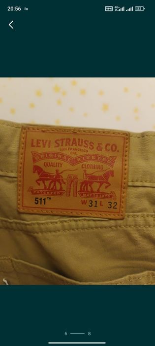 Джинсы Levis оригинал