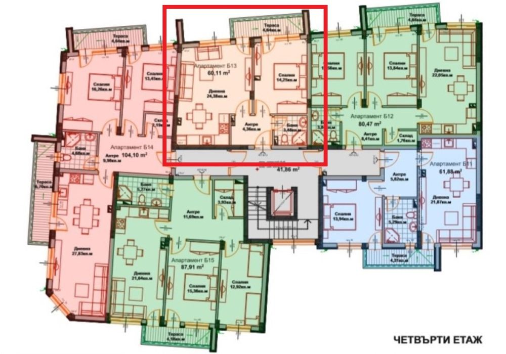 Продава се Двустаен апартамент в Айтос - 71 кв.м за 509 €/кв.м - Снимка #3