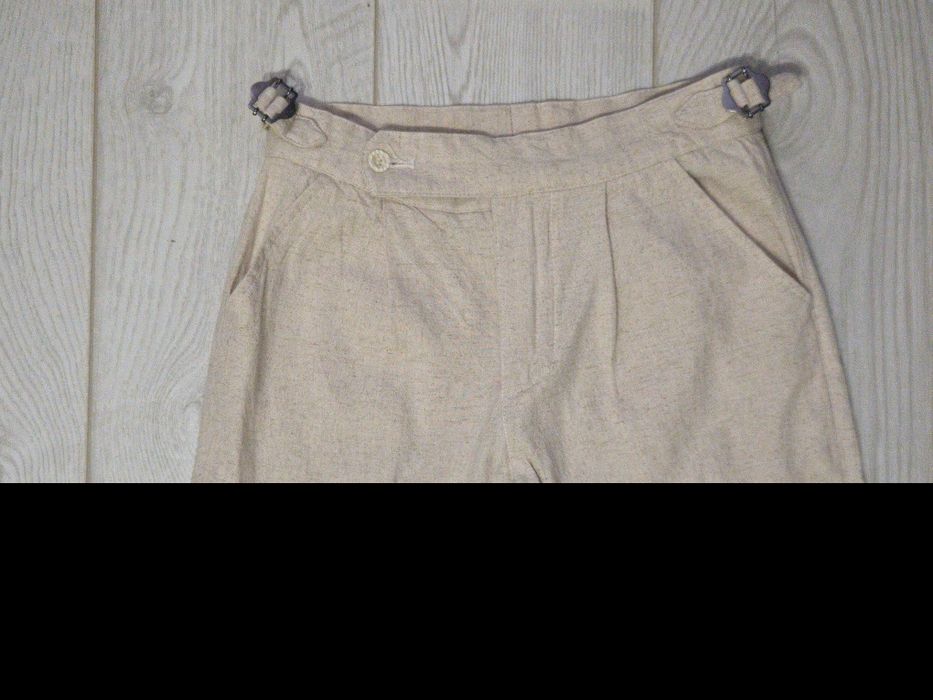 Льняные брюки классические