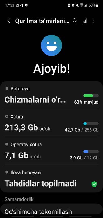 Samsung note 10 5G 
256/12
aybi oldi wiwasi singan iwlawiga halaq
