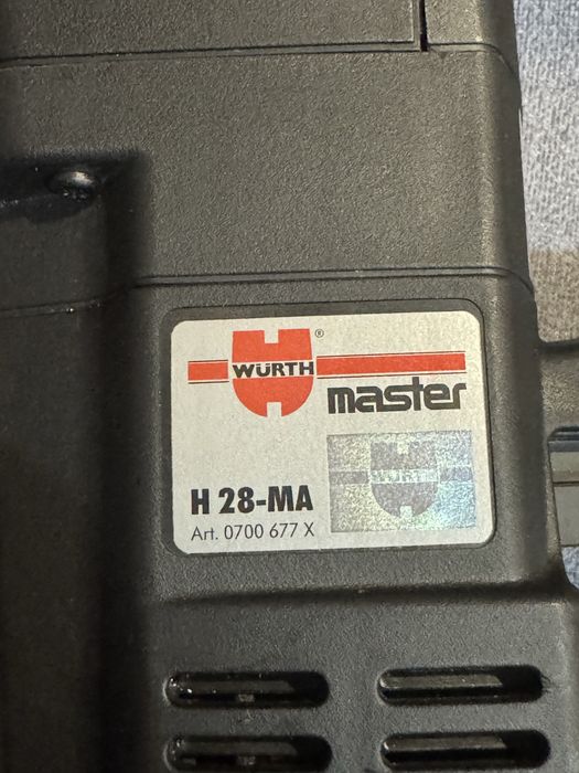 Акумулаторен перфоратор WÜRTH MASTER H 28-MA