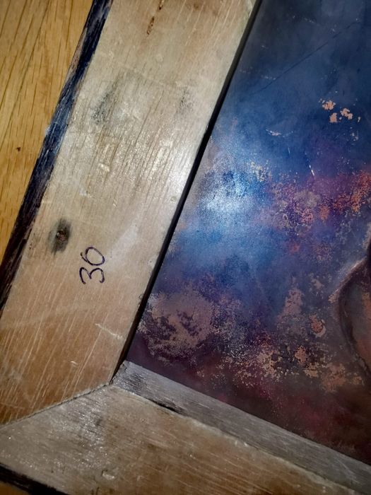 Антикварен Бюст жена стил арт нуво медна стенна плоча картина изкуство