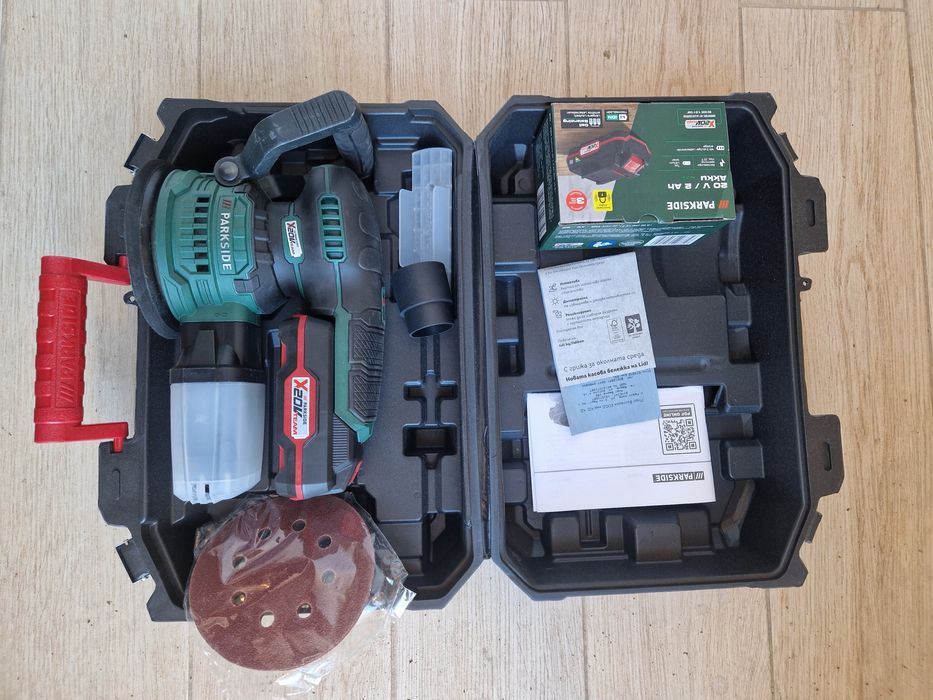 Акумулаторен ексцентършлайф Parkside