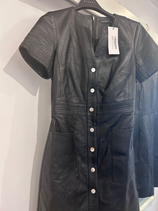 Нова рокля естествена кожа Karen Millen 38