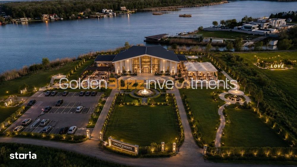 Teren exclusiv 3.800 mp pe malul Lacului Snagov | 38 m deschidere LAC