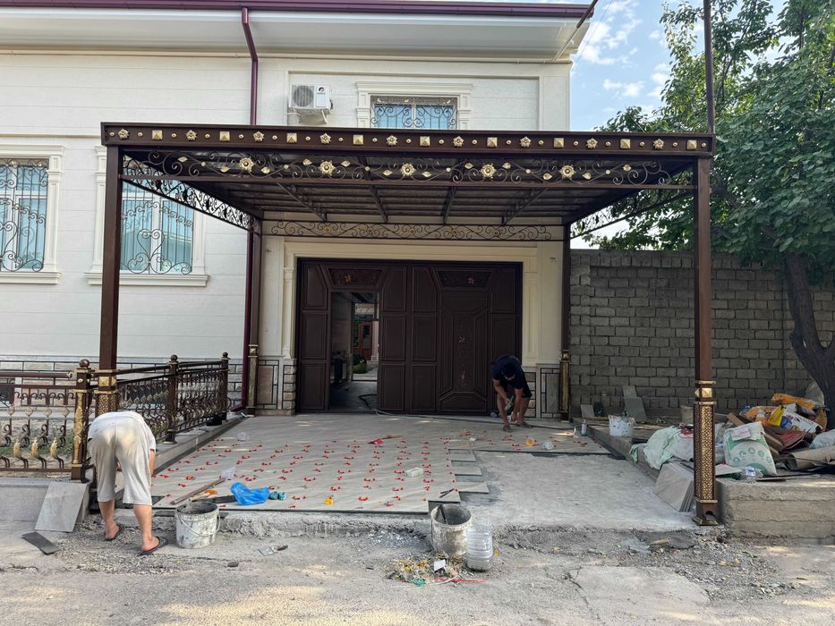 Кованые изделия из металла - навесы, решётки, ворота, перила naves