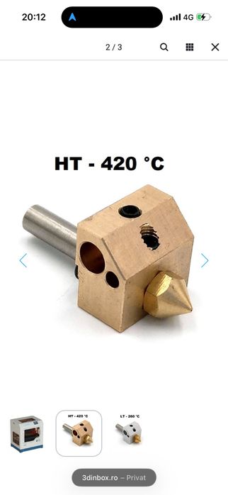 Imprimanta 3D profesioanala SIGILATĂ