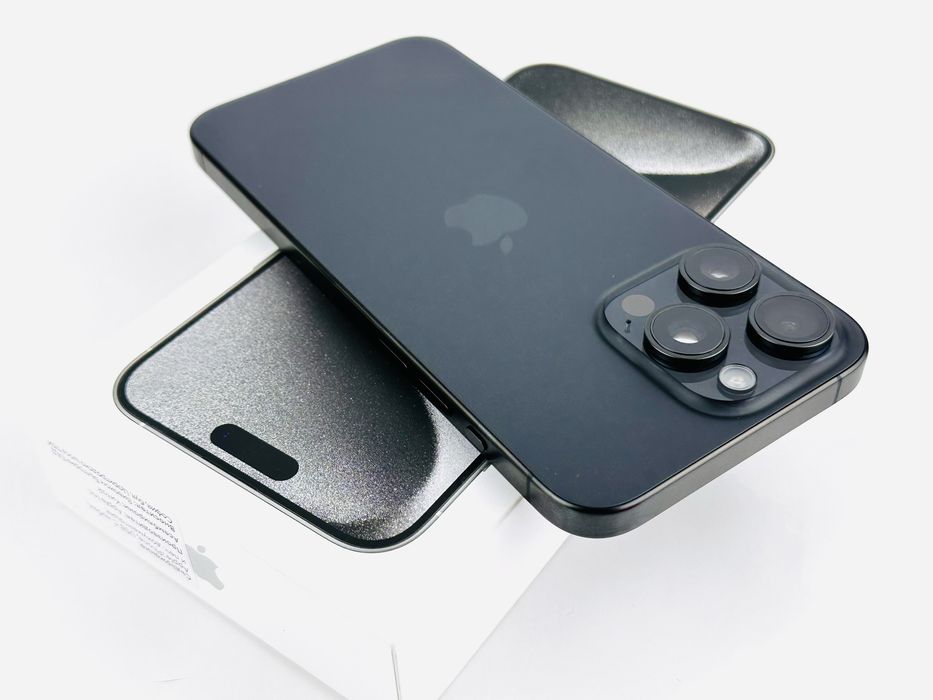 Apple iPhone 15 Pro Max 256GB Black Отличен! Гаранция!