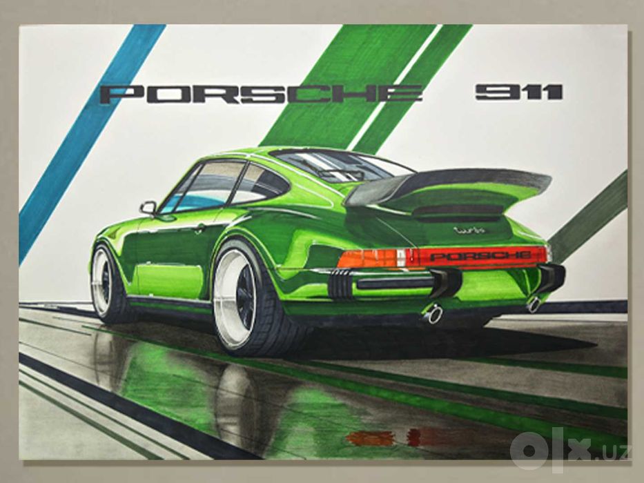 Арт Картина. Porsche 911 turbo