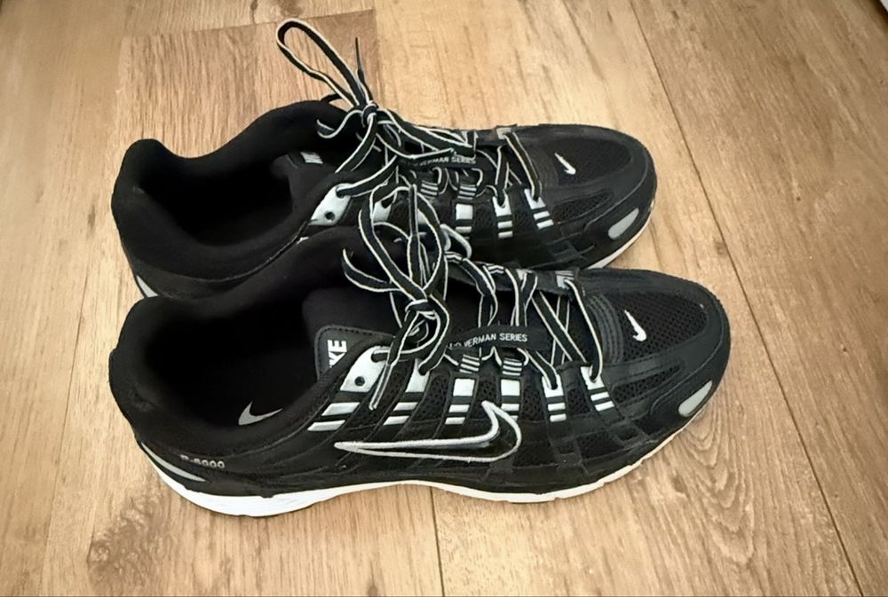 Nike P-6000 Black/Silver – Размер 42.5