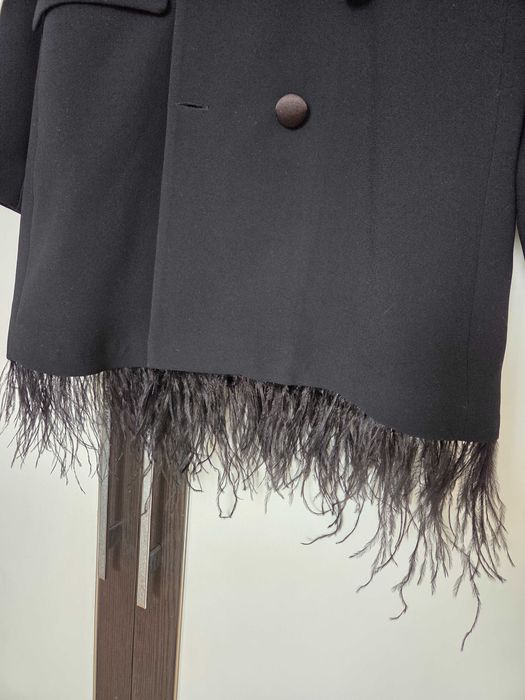 Платье с перьями, размер S