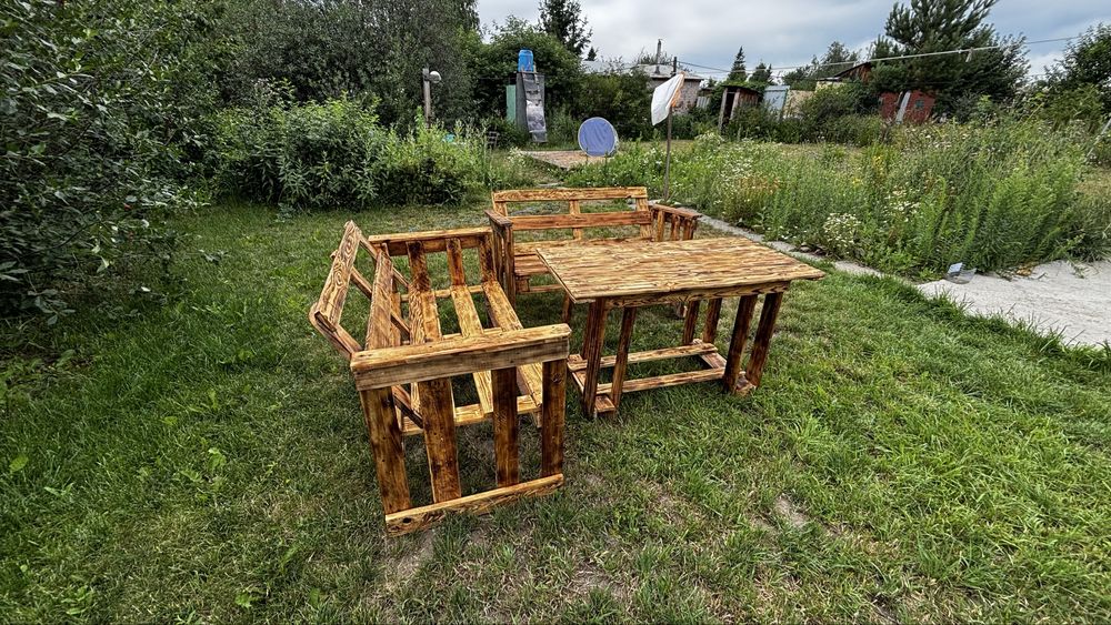 Садовая мебель из паллет