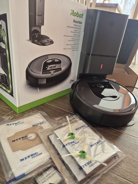 Прахосмукачка робот Irobot Roomba i7+ с ПОДАРЪК аксесоари