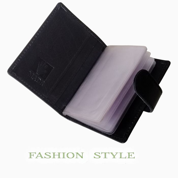 Калъф за документи от естествена кожа