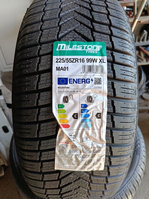 НОВИ ВСЕСЕЗОННИ -16цола-225/55-1бр.-65€-с монтаж и баланс
