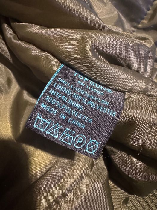Top Gun B-15 Flight Jacket With Patches.