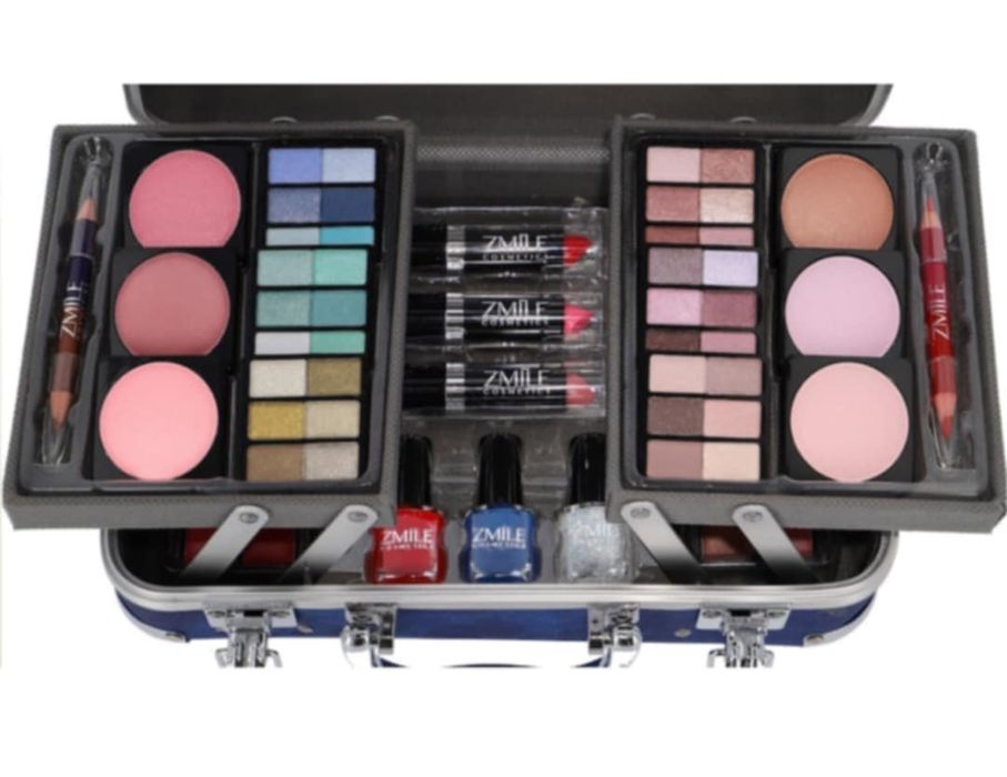 Куфарче с гримове с немско качество в син цвят