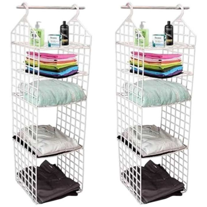 Oferta 2 Bucati x Raft pliabil pentru depozitare cu 5 rafturi