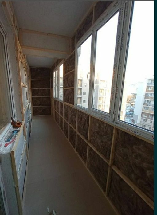 Ремонт балкона и утепление