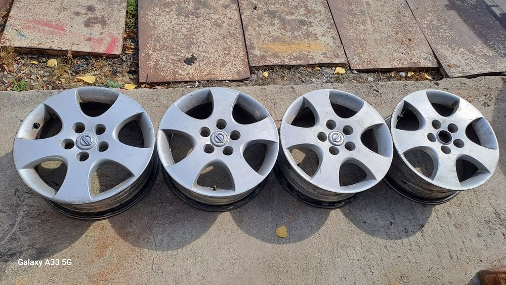 Алуминиеви джанти 16 цола 6.5Jx16 5x114.3 4 броя за NISSAN PRIMERA (P12)