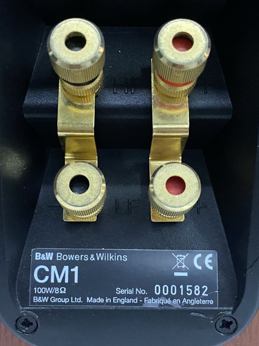 B&W CM1 Bookshelf Speakers
