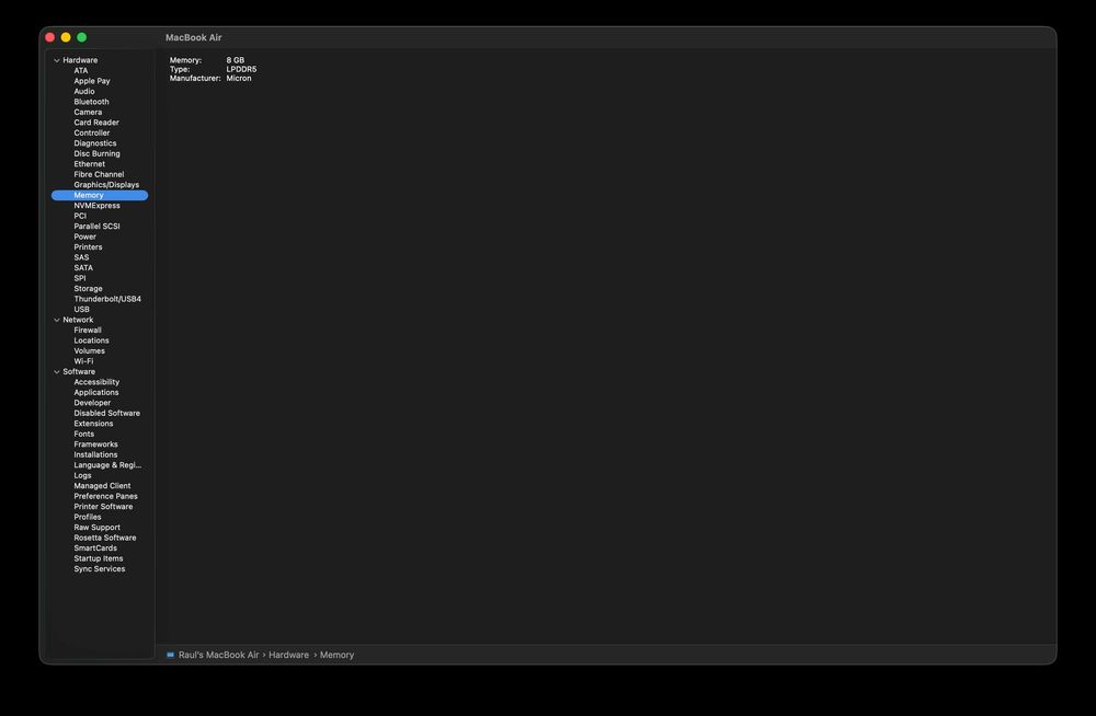 MacBook Air 13 M2 (2022) - 8GB RAM / 256GB SSD - Midnight