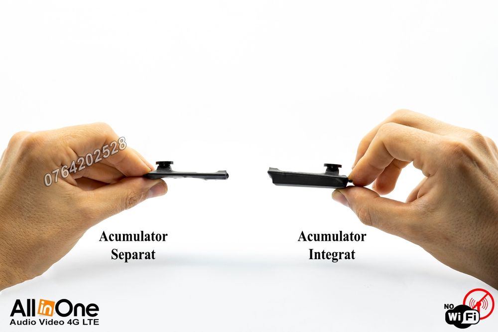 Camera Video in Nasture cu Casca de Copiat Fara Telefon - Casti Copiat