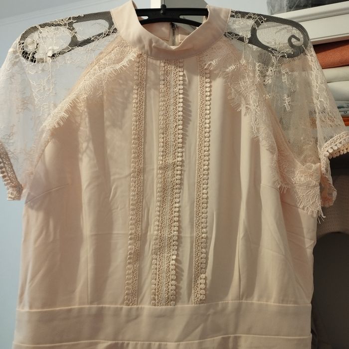 Rochie midi somon noua